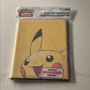 Pokemon Yellow and Black Card Portfolio